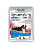 Фронтлайн Спот-он для собак 40-60 кг (XL) – для защиты от клещей, блох в форме капель фото