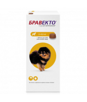 Таблетки Бравекто для собак весом от 2 до 4,5 кг от блох и клещей фото