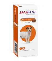 Таблетки для собак Бравекто весом от 4,5 до 10 кг от блох и клещей фото