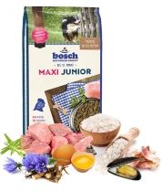 Сухой корм Bosch Maxi Junior для щенков крупных пород фото