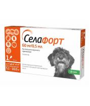 Противопаразитарный препарат Селафорт для собак 5,1-10кг, 1 пипетка х 0,5мл фото