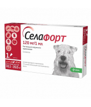 Противопаразитарный препарат Селафорт для собак 10,1-20кг, 1 пипетка х 1мл фото