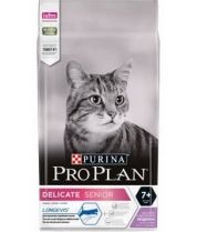 Корм для кошек Pro Plan Delicate 7+ для кошек старше 7 лет с чувствительным пищеварением, с индейкой, 400 г фото