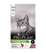 Сухой корм Purina Pro Plan Sterilised для стерилизованных кошек, с высоким содержанием утки и c печенью, 400 г фото
