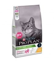 Сухой корм Purina Pro Plan для стерилизованных кошек с чувствительным пищеварением, с курицей, 400 г фото