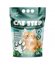 Наполнитель Cat Step Crystal Fresh Mint силикагелевый, 3.8 л фото