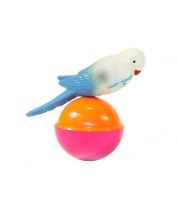 Игрушка для попугаев «Птичка на шарике» фото