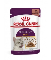 Корм консервированный полнорационный Royal Canin Sensory taste для взрослых кошек (в возрасте от 1 года до 7 лет), стимулирующий обонятельные рецепторы, кусочки в соусе фото