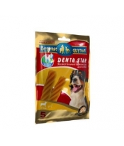 Верные друзья Лакомство для чистки зубов Denta Star для собак от 10кг 220 г фото