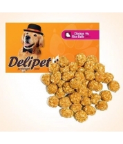 Лакомство для собак Delipet Куриные шарики с рисом 90 гр.1113 фото