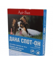 Дана СПОТ—ОН для собак и щенков до 10 кг (3 пип в уп) фото