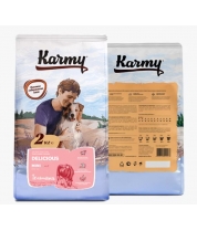 Сухой корм для собак мелких пород Karmy Delicious Mini с телятиной 15 кг фото