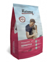 Cухой корм для собак средних и крупных пород старше 1 года с чувствительным пищеварением Karmy Sensitive Medium & Maxi с лососем фото