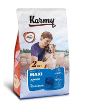 Cухой корм для щенков крупных пород Karmy Maxi Junior с телятиной 15 кг фото