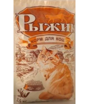Сухой корм для кошек Рыжик 2,5 кг фото