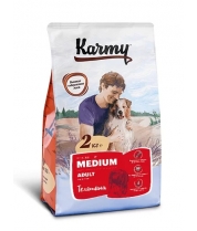 Cухой корм Karmy Medium Adult для собак средних пород старше 1 года с телятиной фото