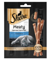 Лакомство для кошек Sheba Meaty палочки из лосося 12 г фото