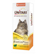 Витамины Unitabs BiotinPlus паста для кошек 120 мл.*12 фото