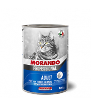 Консерва для кошек Morando Professional 400 г паштет с тунцом/лососем фото