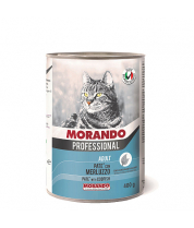 Консерва для кошек Morando Professional 400 г паштет с треской фото