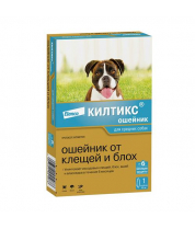 Килтикс® ошейник от клещей и блох для собак средних пород фото