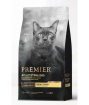 Сухой корм Premier для стерилизованных кошек STERILISED Cat Turkey с индейкой фото