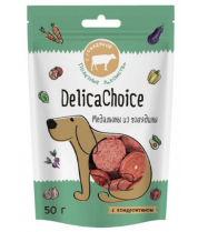 DelicaChoice лакомство для собак Медальоны из говядины 50 г фото