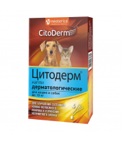 Цитодерм, капли дерматологические, для кошек и собак до 10 кг, 4 пипетки фото