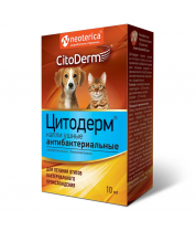 Цитодерм, капли ушные антибактериальные, для кошек и собак фото