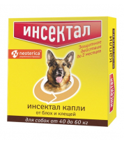 Инсектал, капли для собак 40-60 кг.1 пип. фото
