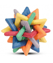 Игрушка для собак кристалл разноцветный J-26-100 фото